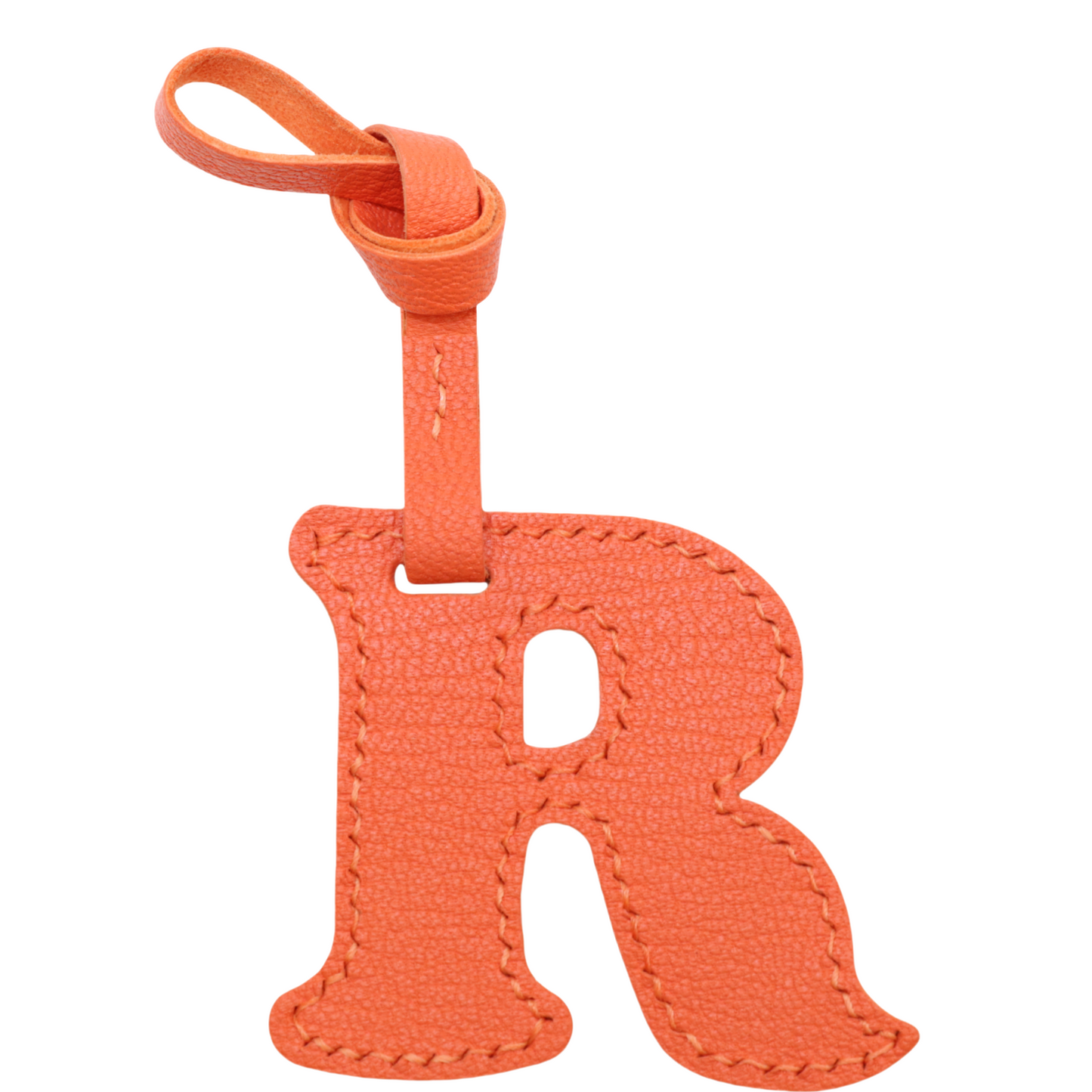 Leather Initial Letter A-Z Bag Charm