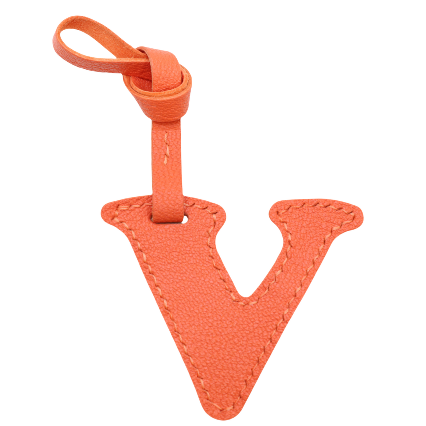 Leather Initial Letter A-Z Bag Charm