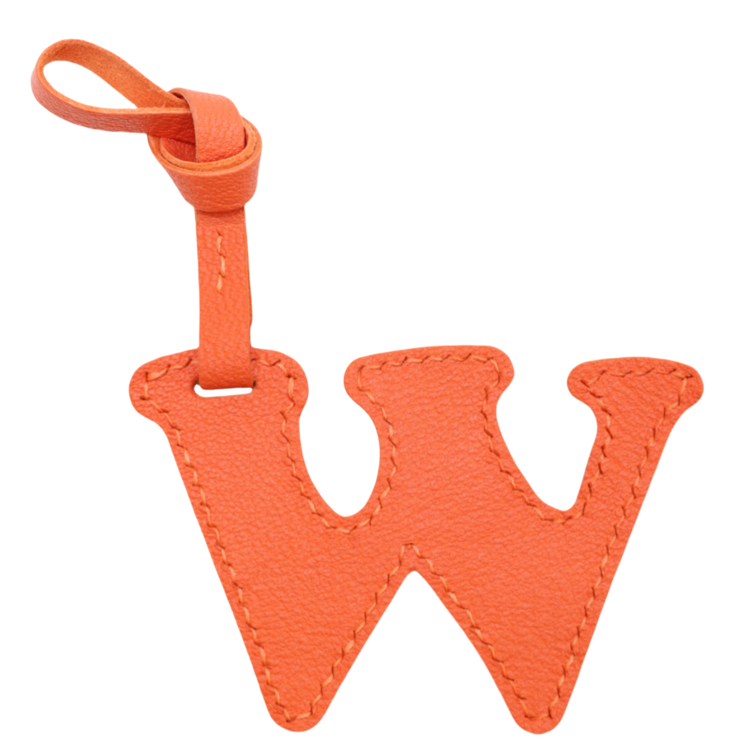 Leather Initial Letter A-Z Bag Charm