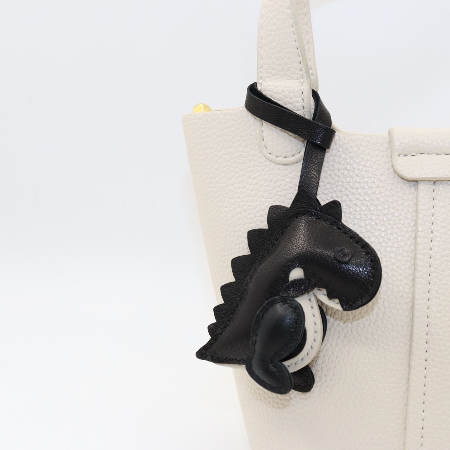 Real Leather Dinosaur Bag Charm
