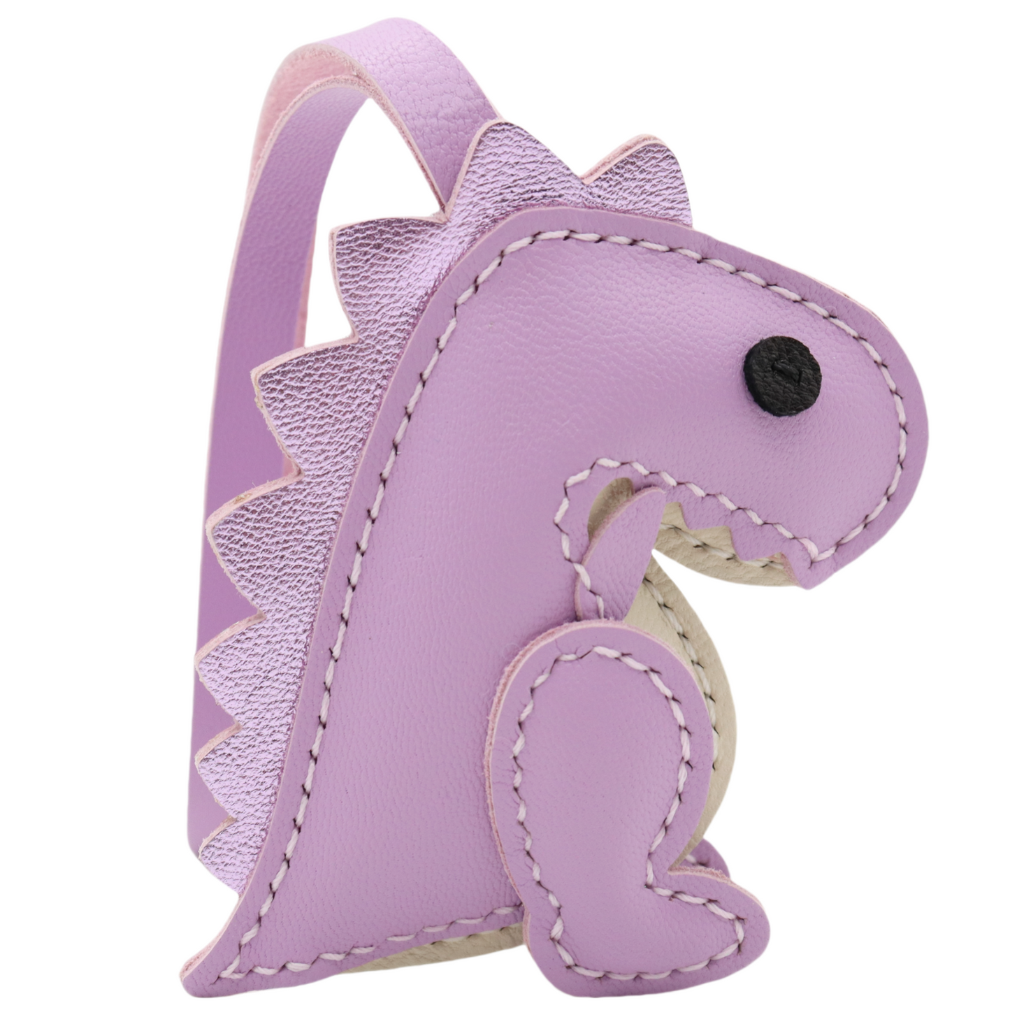 Real Leather Dinosaur Bag Charm