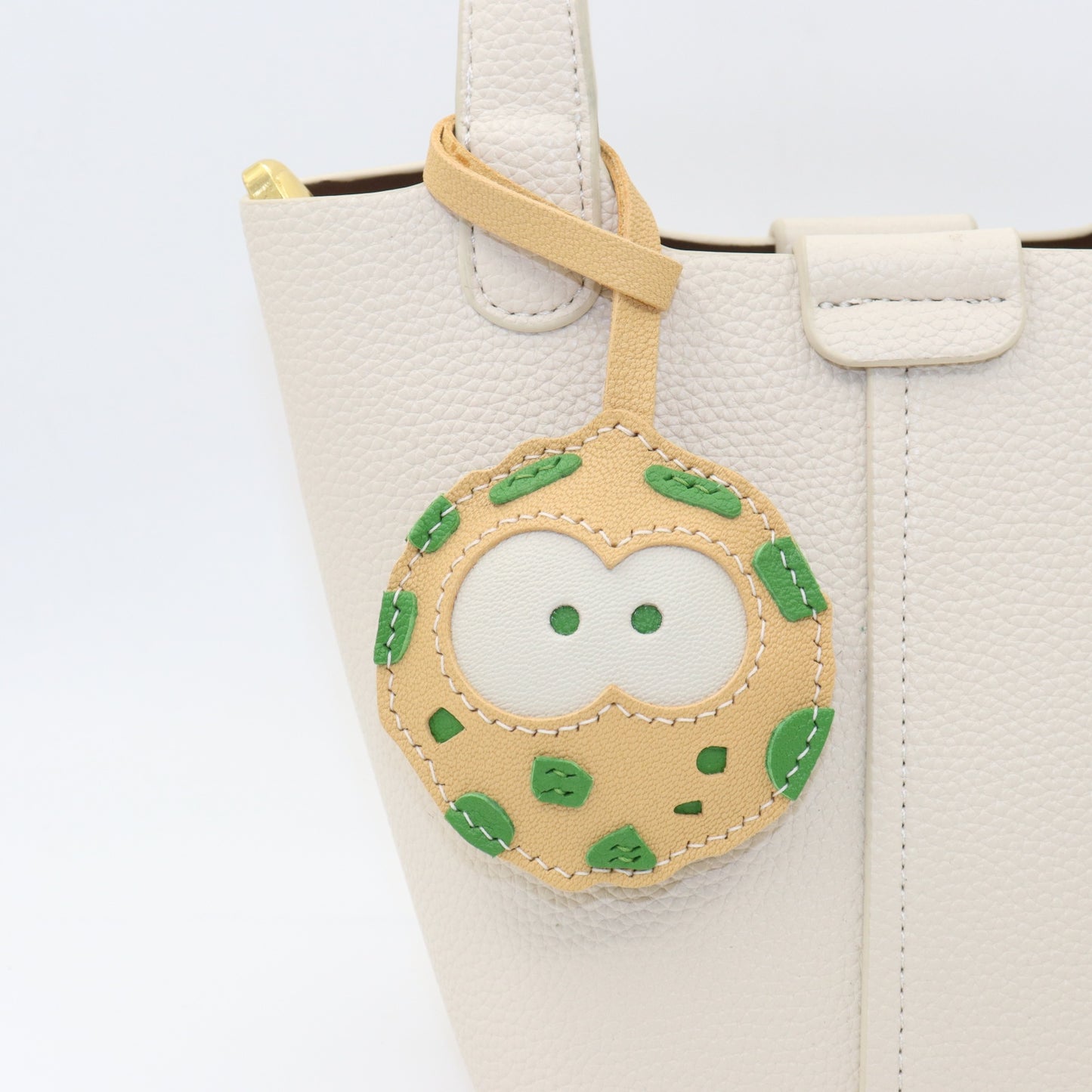 Leather Cookie Bag Charm