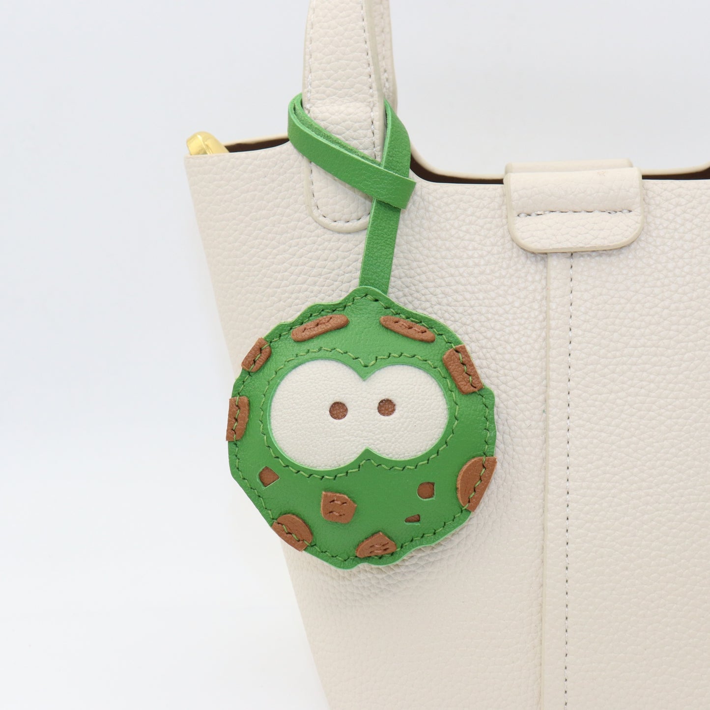 Leather Cookie Bag Charm