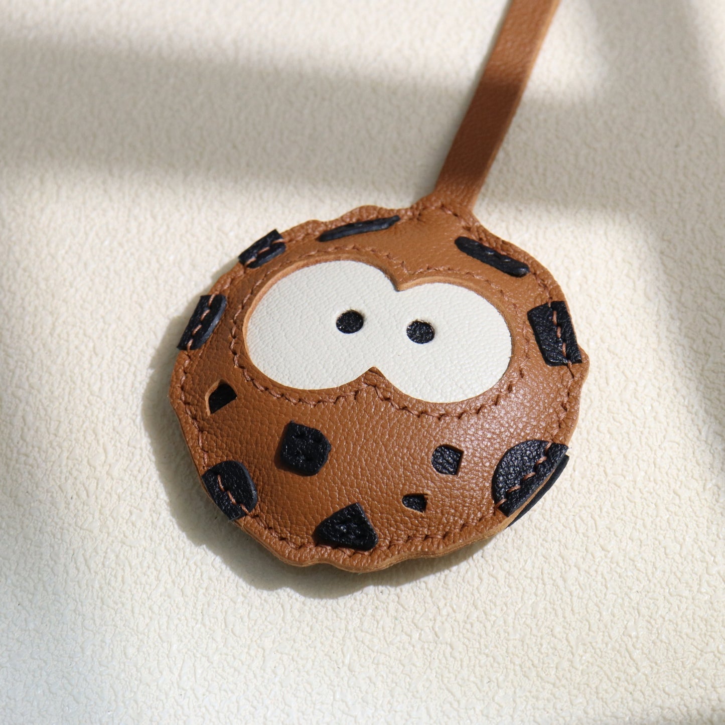 Leather Cookie Bag Charm