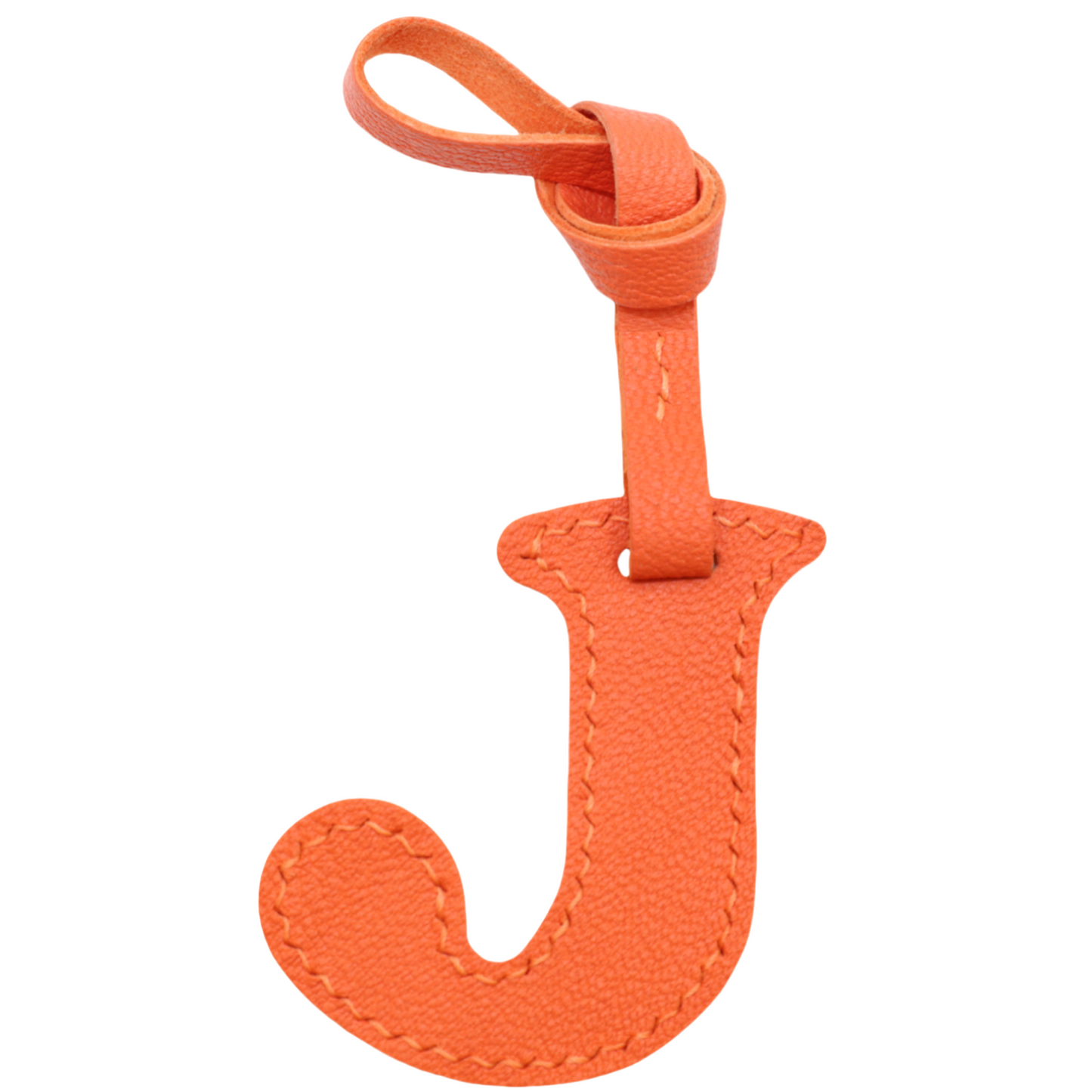 Leather Initial Letter A-Z Bag Charm