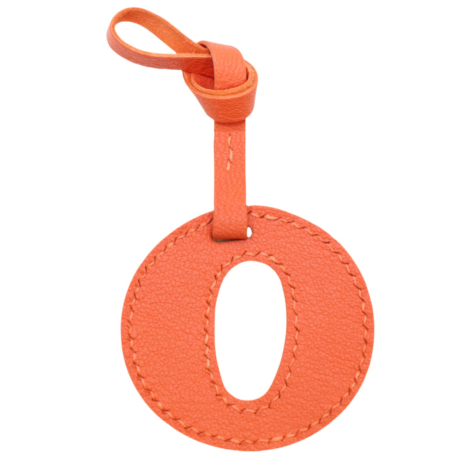Leather Initial Letter A-Z Bag Charm