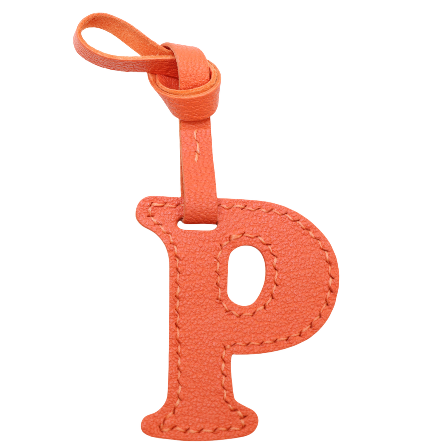 Leather Initial Letter A-Z Bag Charm