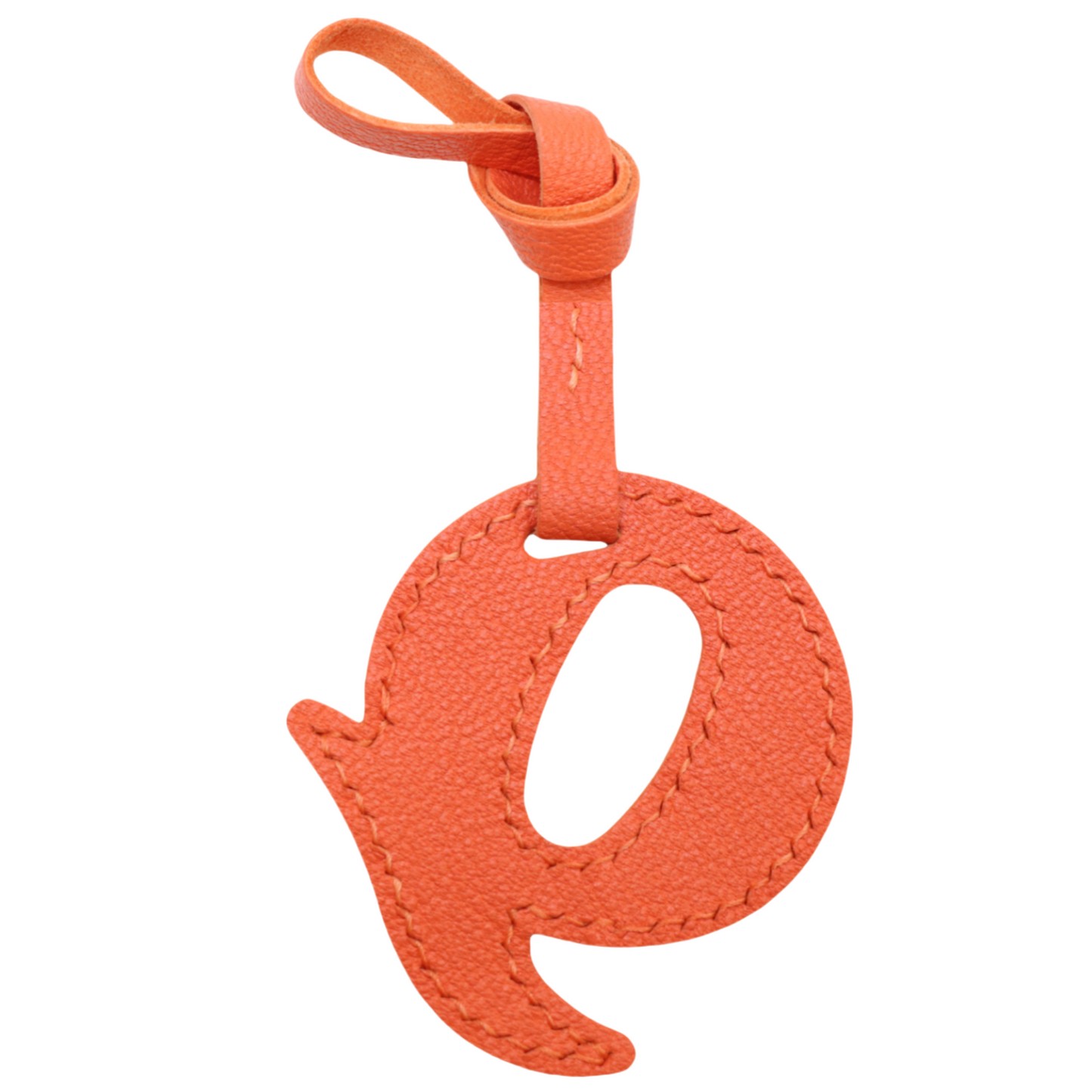 Leather Initial Letter A-Z Bag Charm