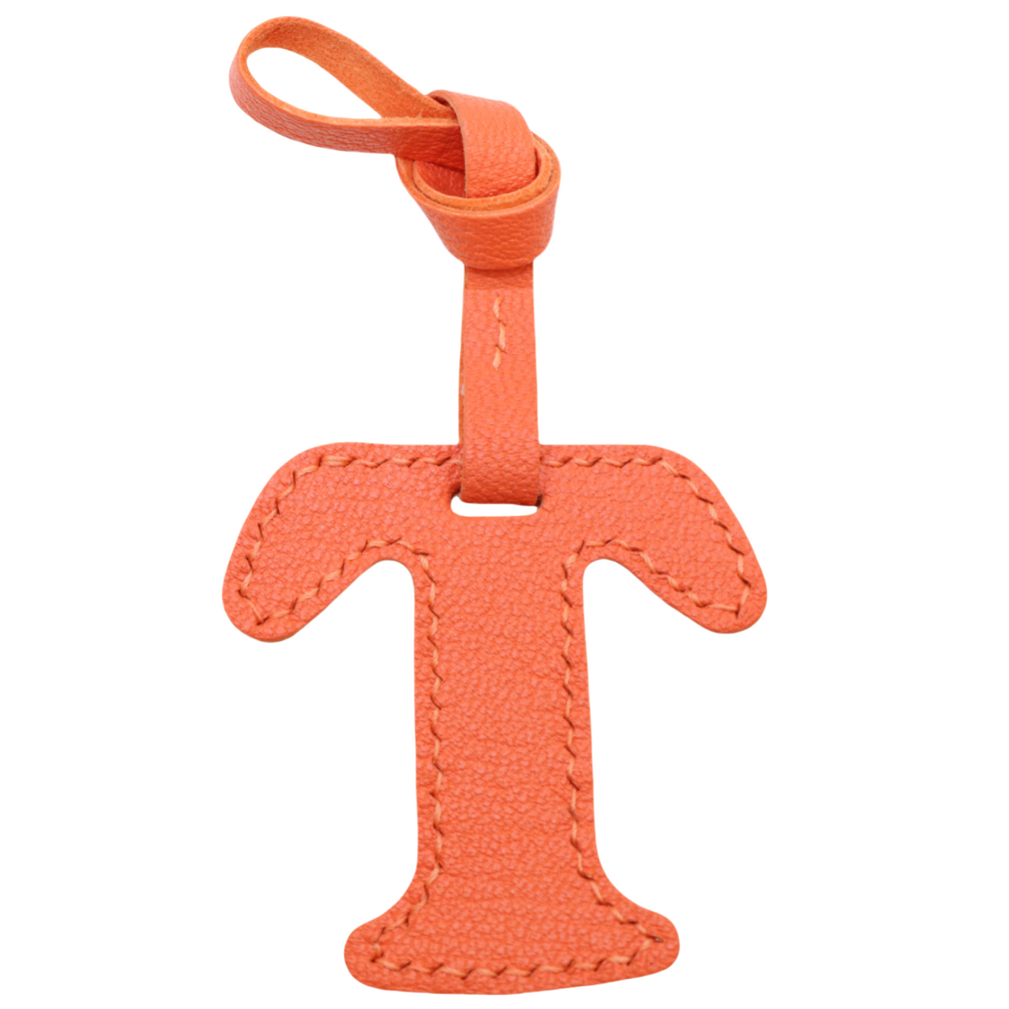 Leather Initial Letter A-Z Bag Charm