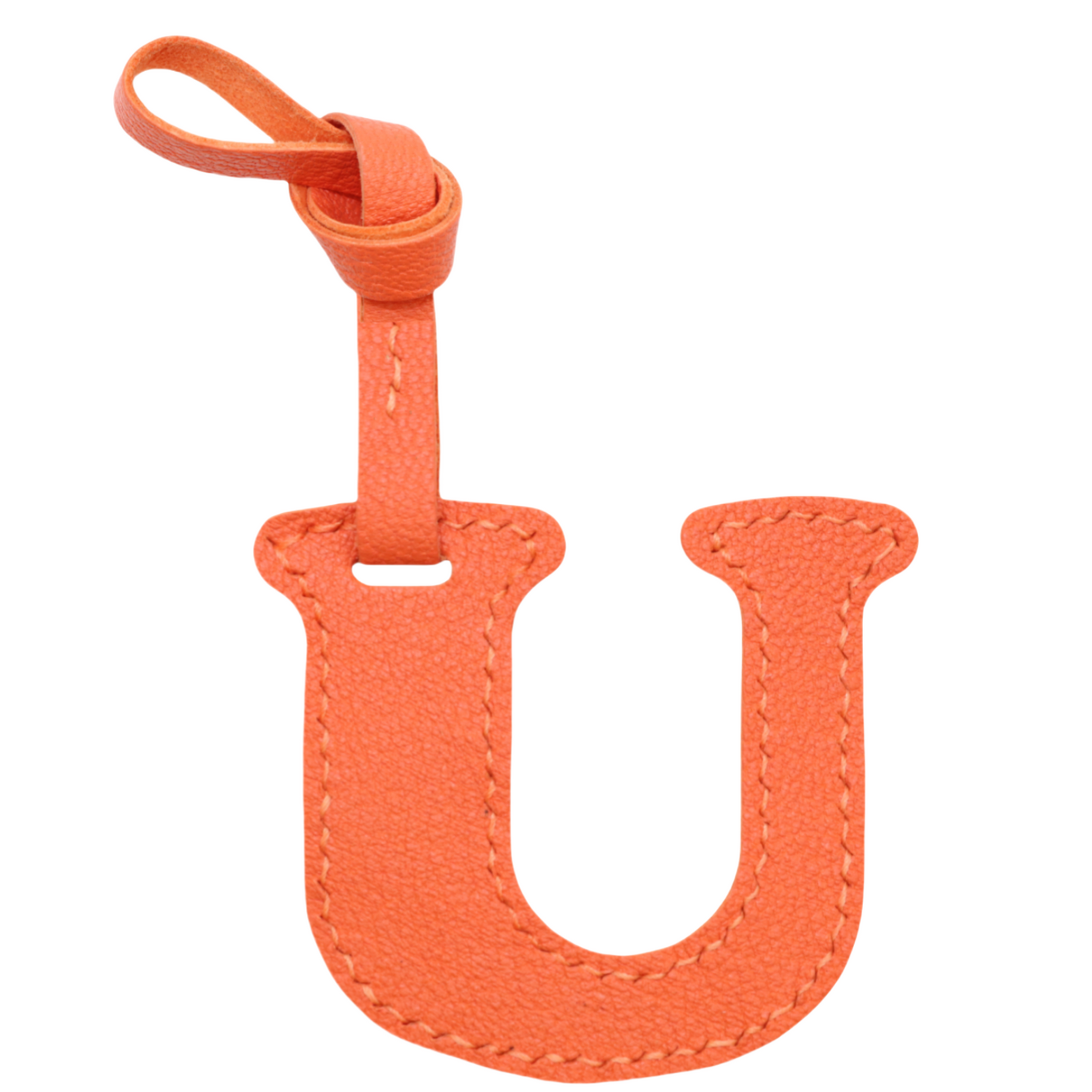 Leather Initial Letter A-Z Bag Charm