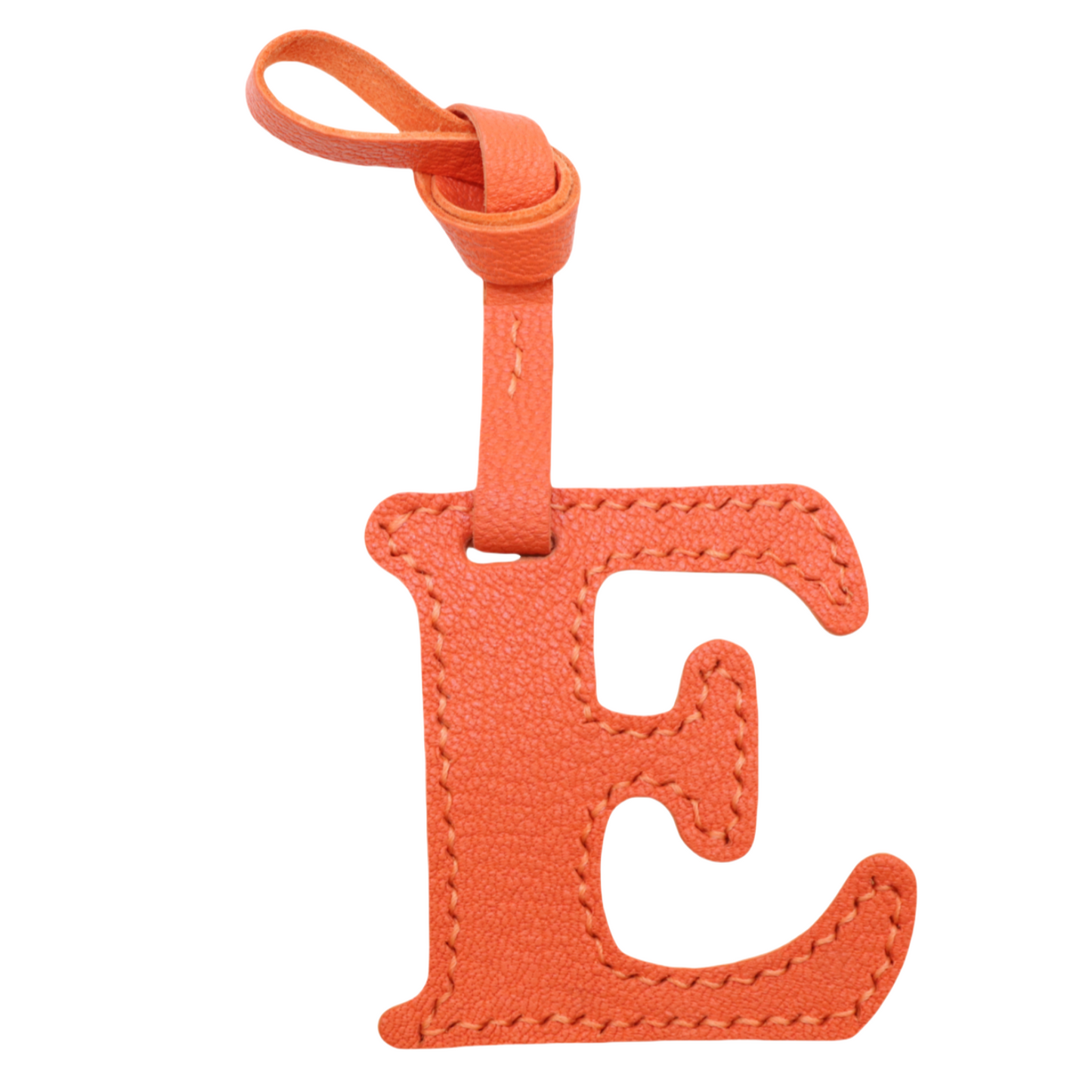 Leather Initial Letter A-Z Bag Charm
