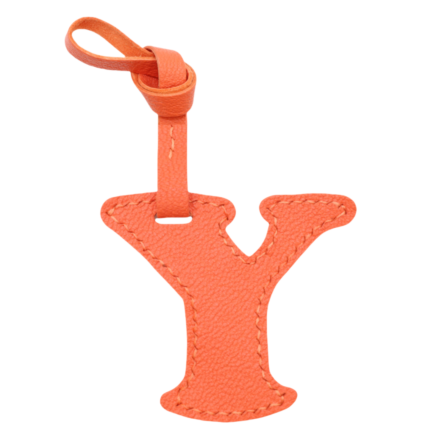 Leather Initial Letter A-Z Bag Charm