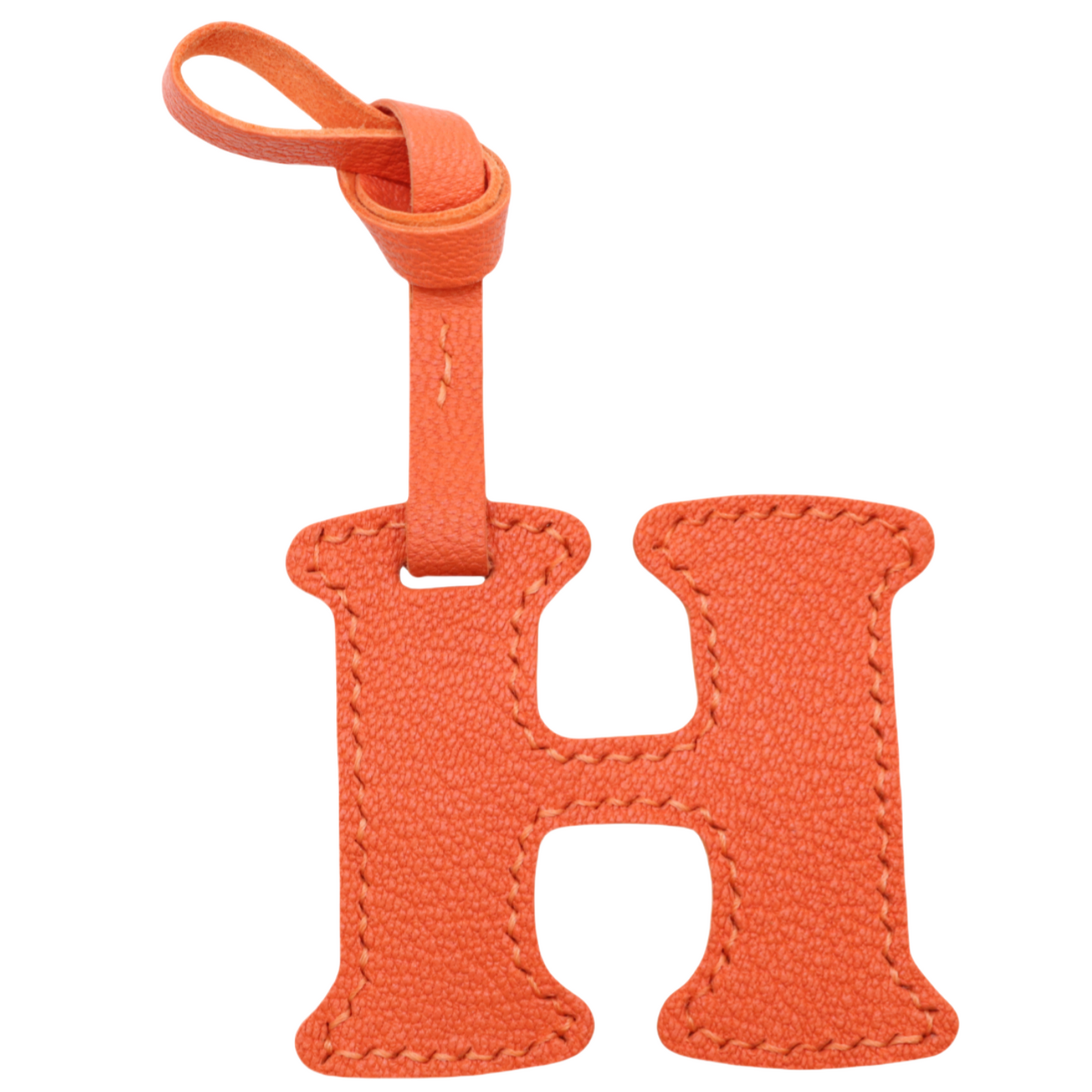 Leather Initial Letter A-Z Bag Charm