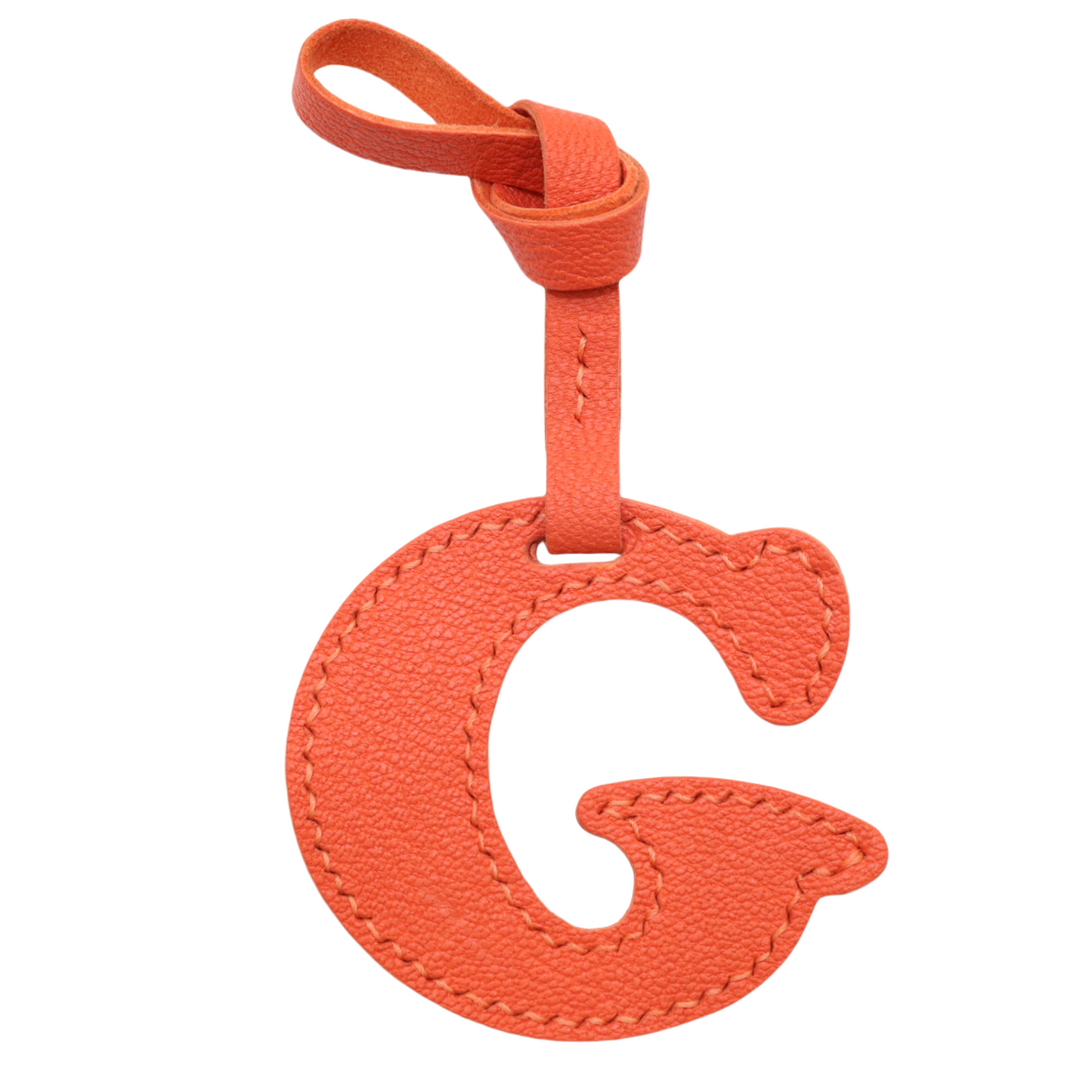Leather Initial Letter A-Z Bag Charm