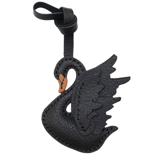 French Goat Leather Swan Bag Charm