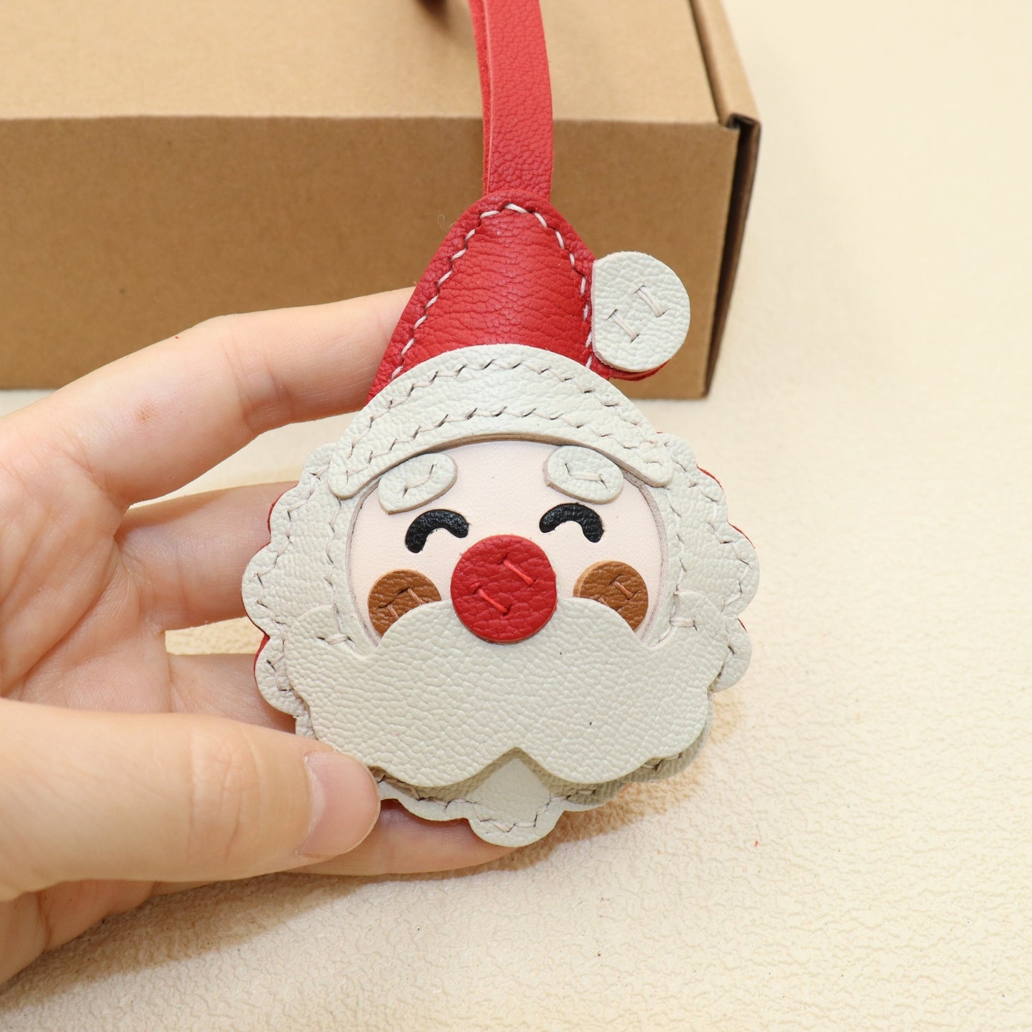 Handmade Santa Claus Keychain & Bag Charm