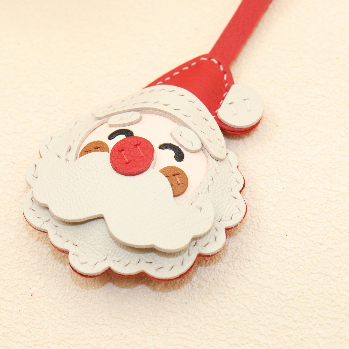Handmade Santa Claus Keychain & Bag Charm