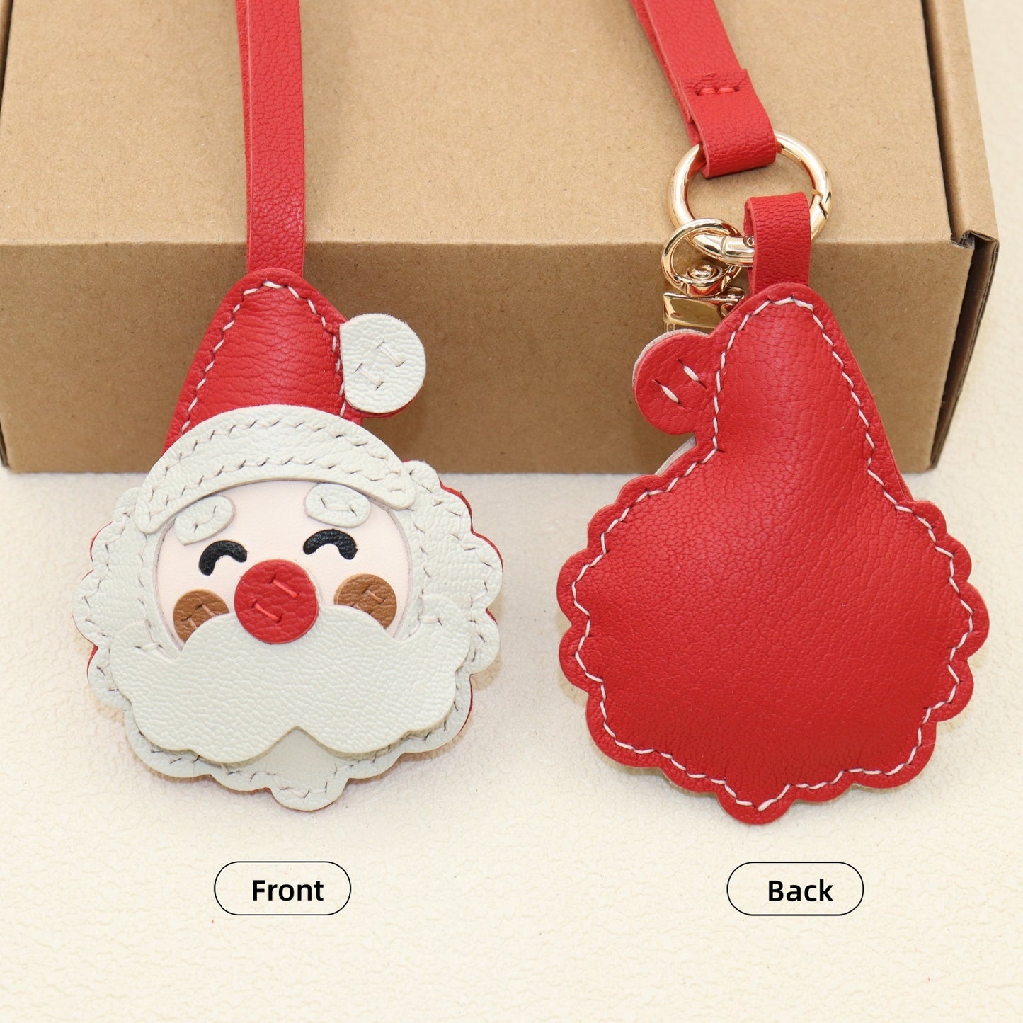 Handmade Santa Claus Keychain & Bag Charm