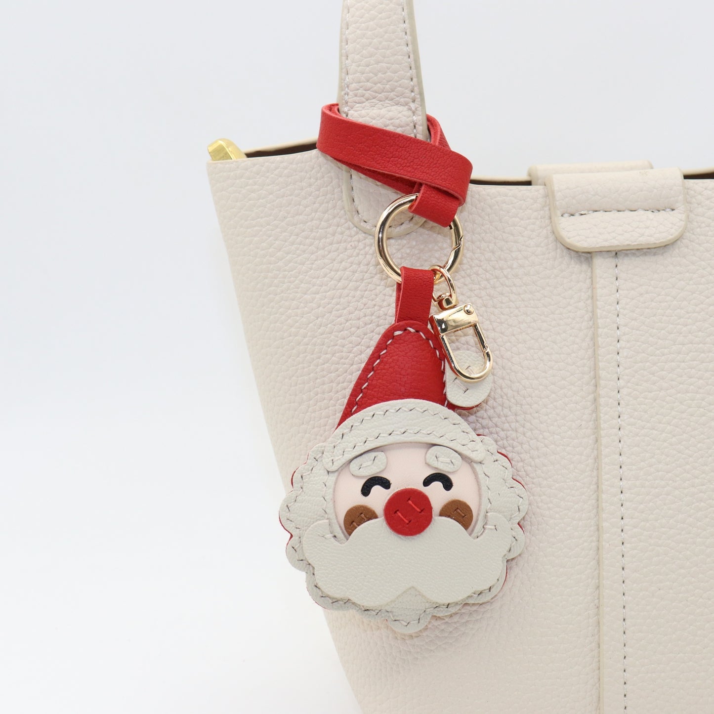 Handmade Santa Claus Keychain & Bag Charm