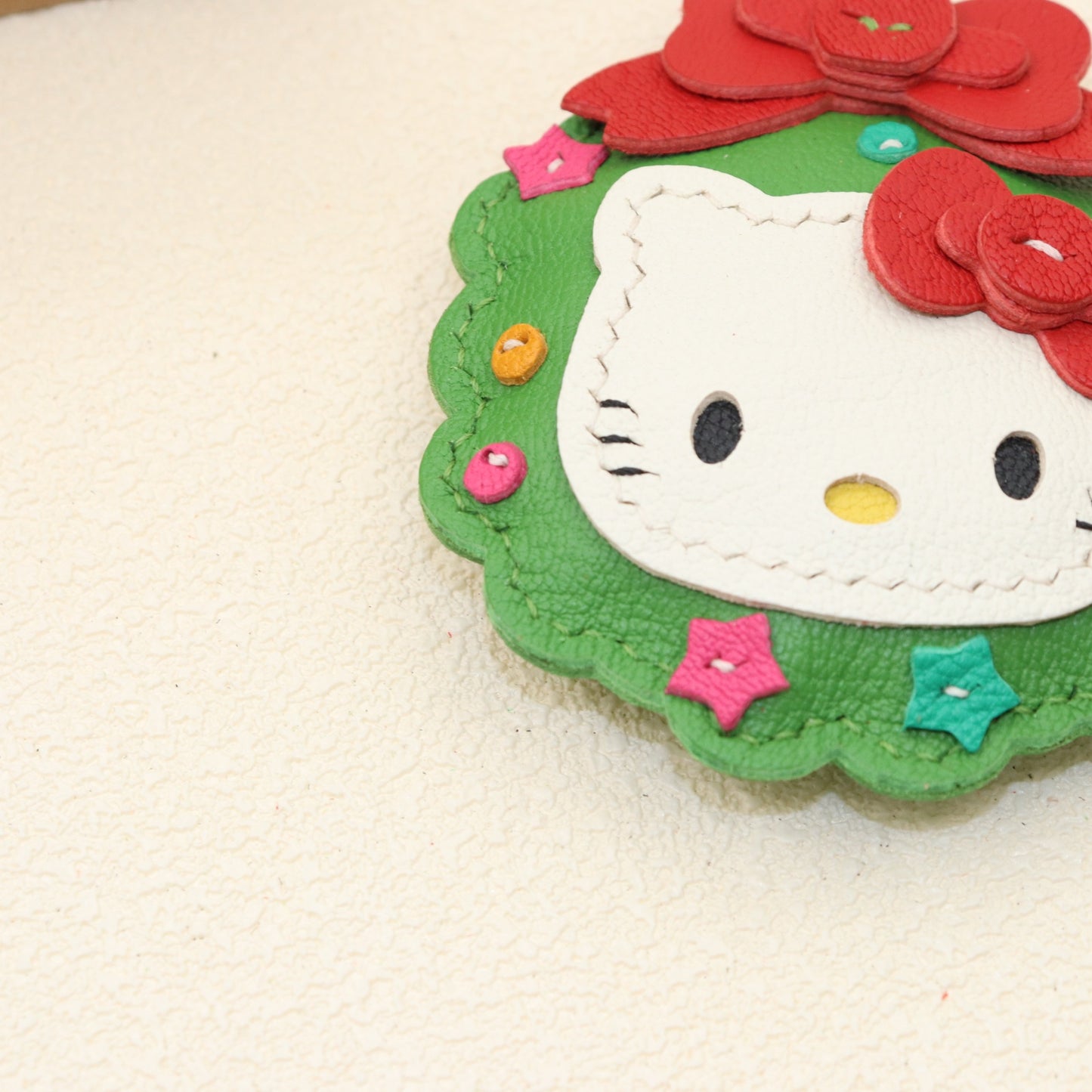 Christmas Kitty Bag Charm