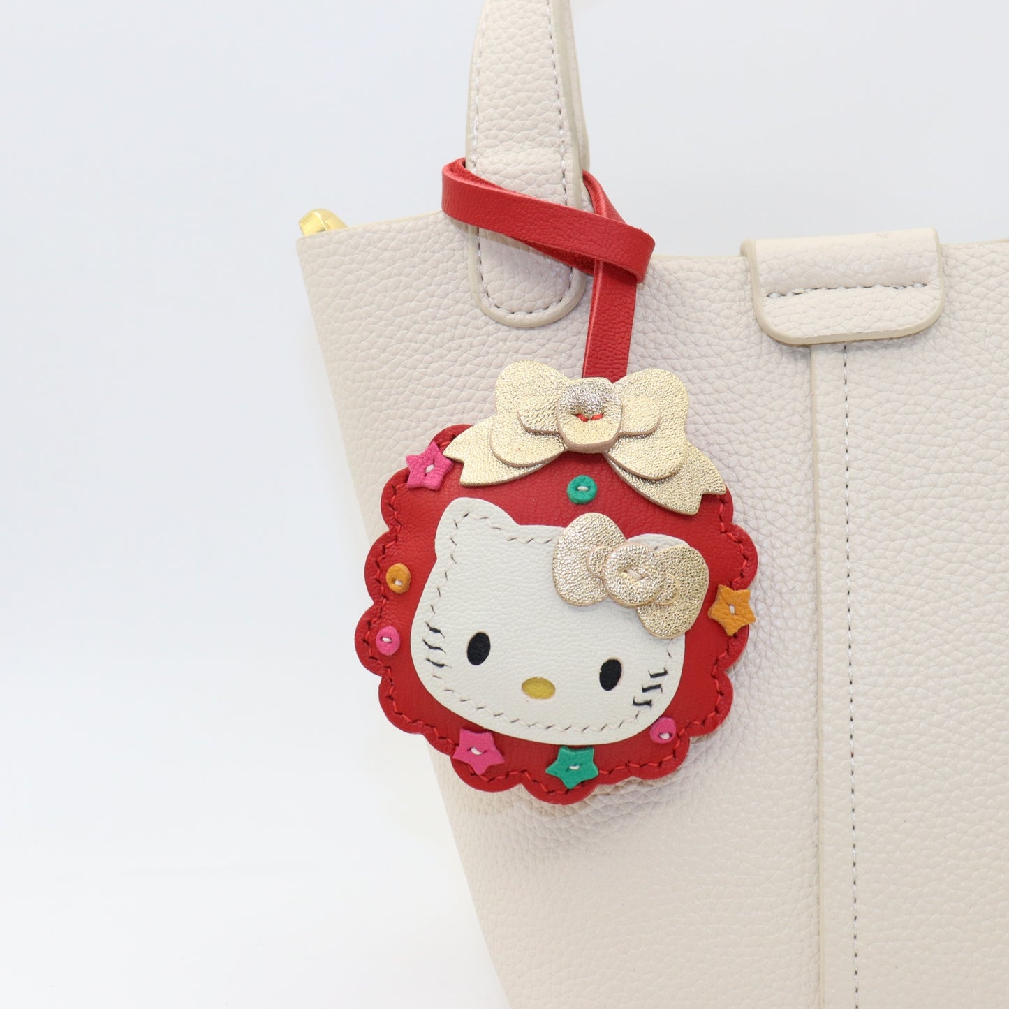Christmas Kitty Bag Charm