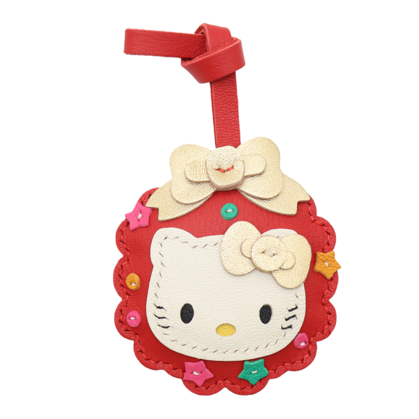 Christmas Kitty Bag Charm