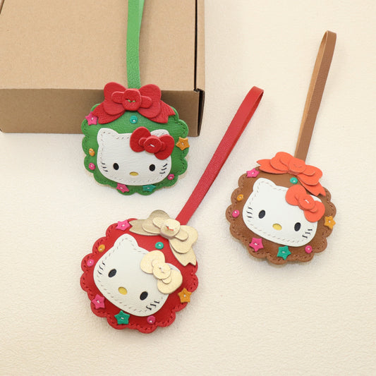 Christmas Kitty Bag Charm