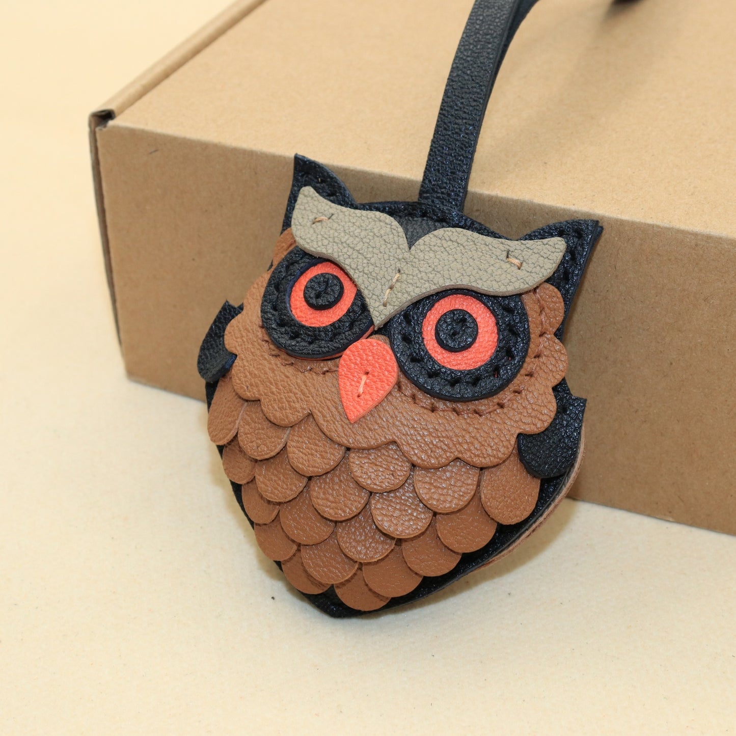 Owl Bag Charm and Keychain
