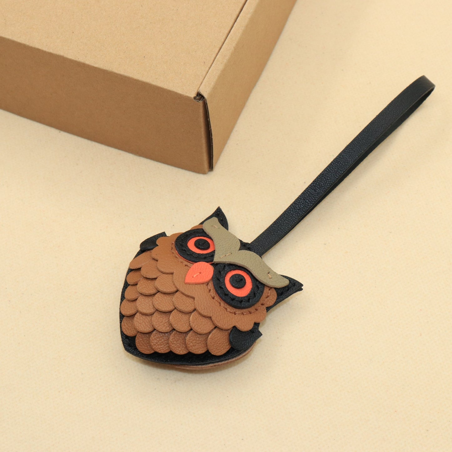 Owl Bag Charm and Keychain