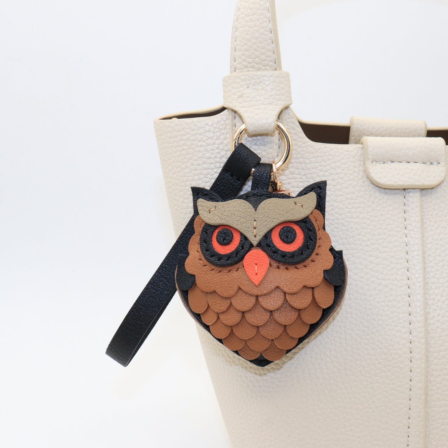 Owl Bag Charm and Keychain