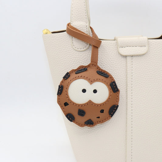 Leather Cookie Bag Charm