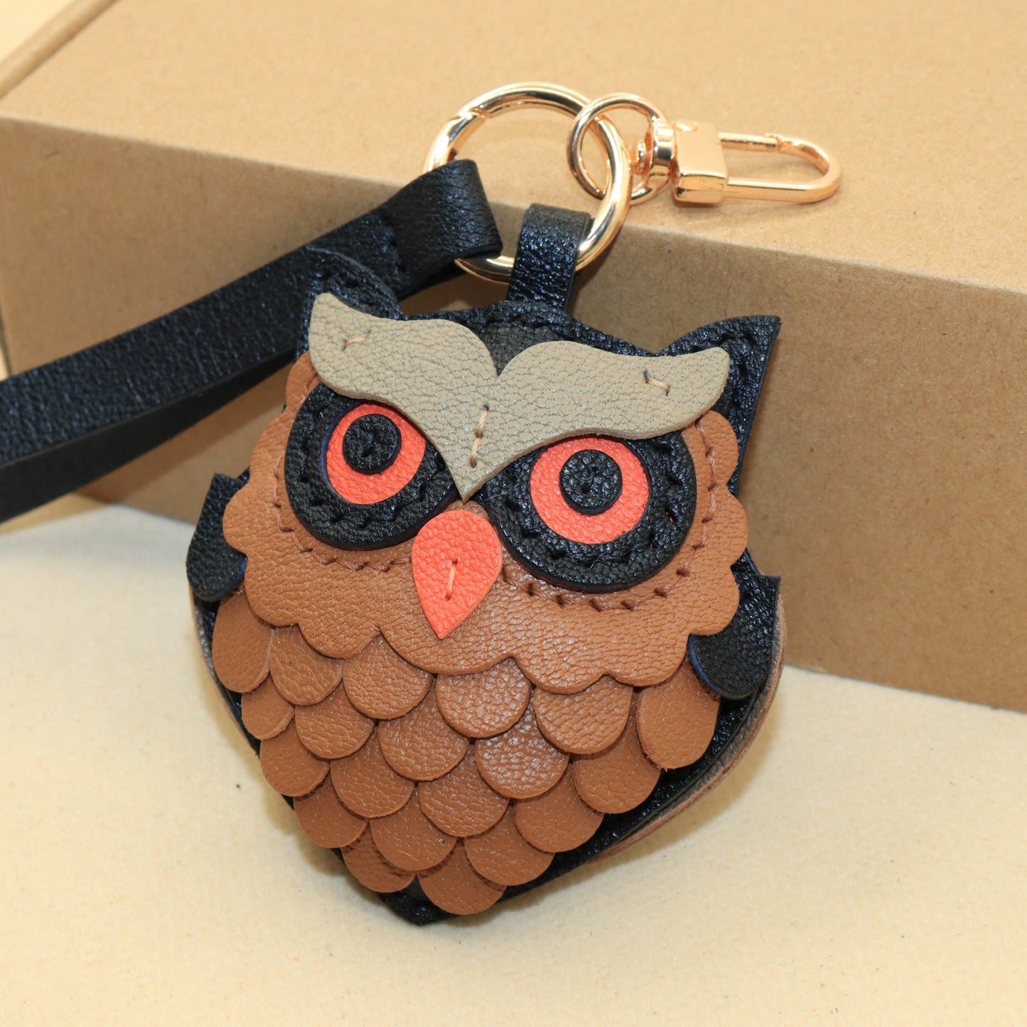 Owl Bag Charm and Keychain