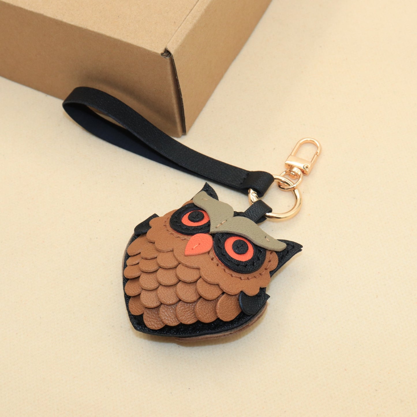 Owl Bag Charm and Keychain