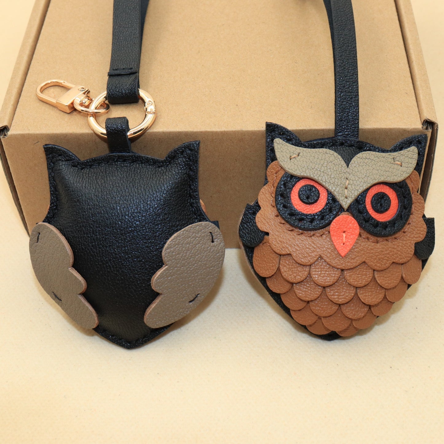 Owl Bag Charm and Keychain